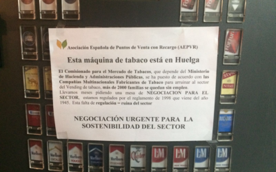 Las máquinas de tabaco, en huelga