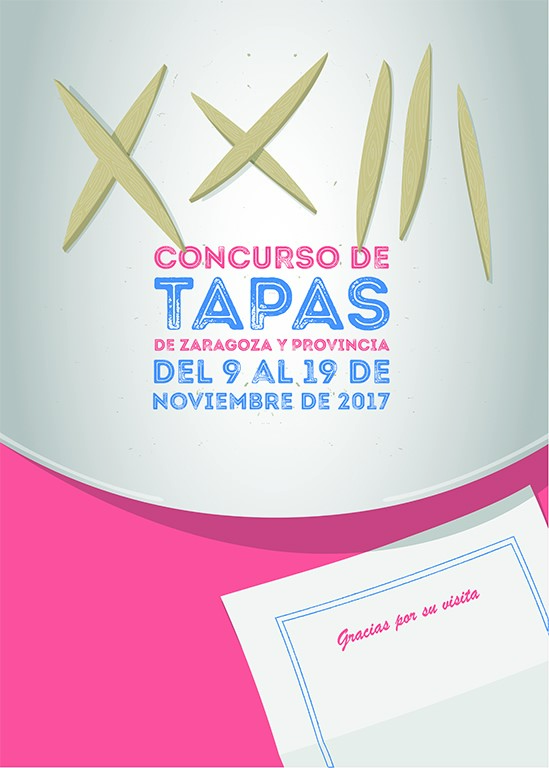 ganador del cartel del Concurso de Tapas de Zaragoza