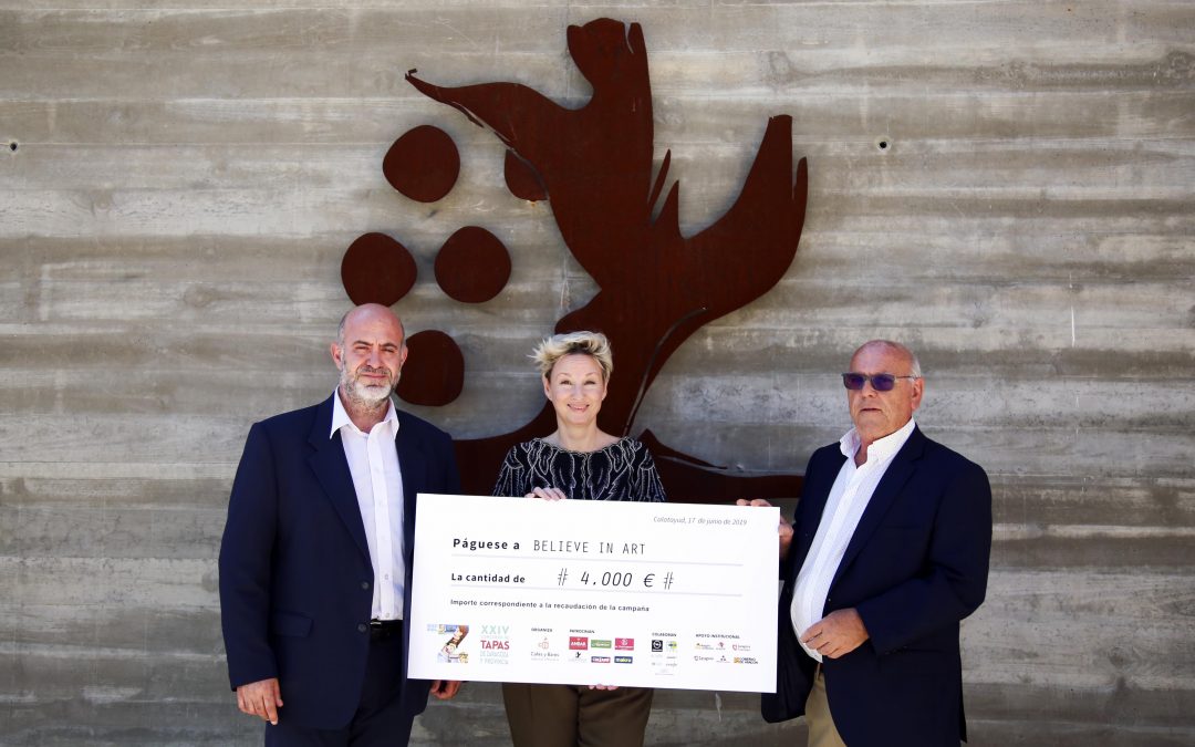 El Concurso de Tapas dona 4.000 euros de sus beneficios a Believe in Art