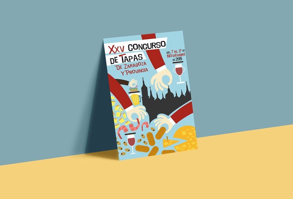 Se abre el plazo para diseñar el cartel del Concurso de Tapas de Zaragoza
