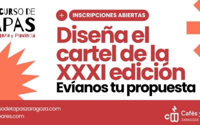 Cafés y Bares de Zaragoza abre el plazo del concurso para elegir el cartel oficial del XXXI Concurso de Tapas de Zaragoza y Provincia