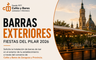 Los establecimientos hosteleros ya pueden solicitar barras exteriores para las Fiestas del Pilar 2026