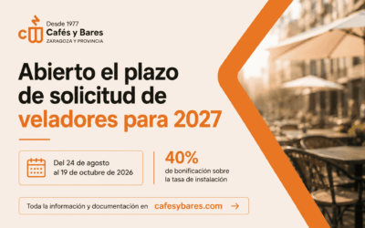 Abierto el plazo de solicitud de veladores para 2027